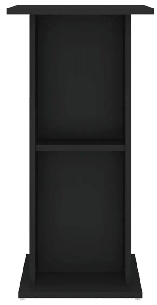 Suporte de aquário 60,5x36x72,5 cm derivados de madeira preto