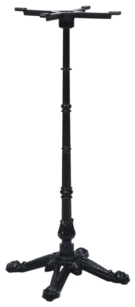 vidaXL Perna para mesa de bistrô 52x52x108 cm ferro fundido preto