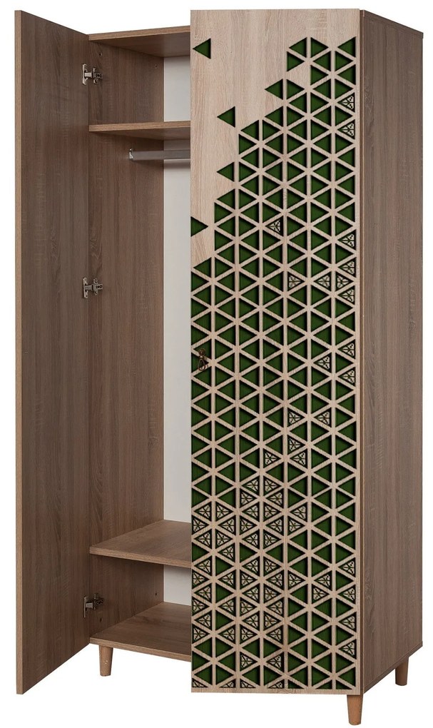 Guarda-roupa Stil – Carvalho Sonoma – 90x192x52 cm