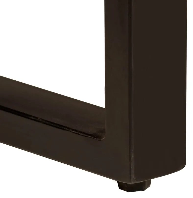 Mesa de jantar 180x90x75 cm madeira recuperada maciça