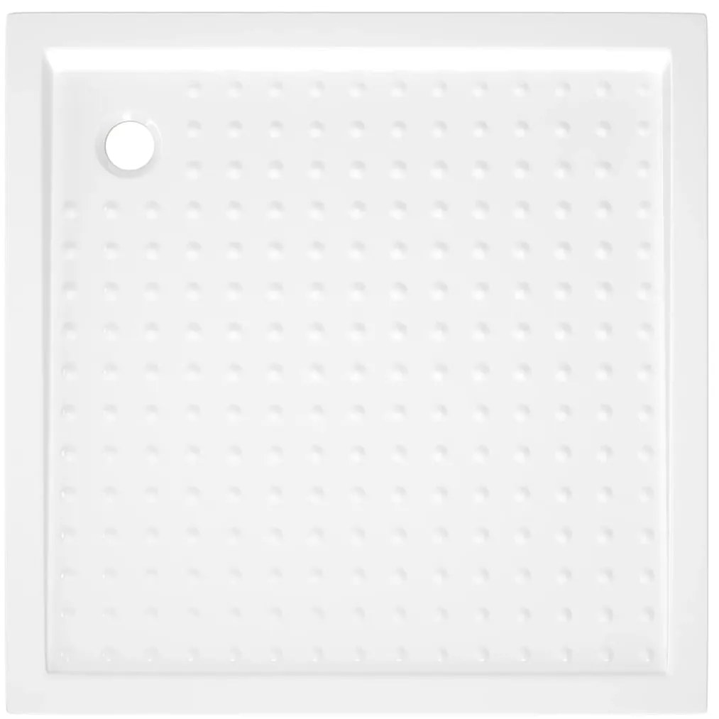 Base de chuveiro com pontos 90x90x4 cm ABS branco