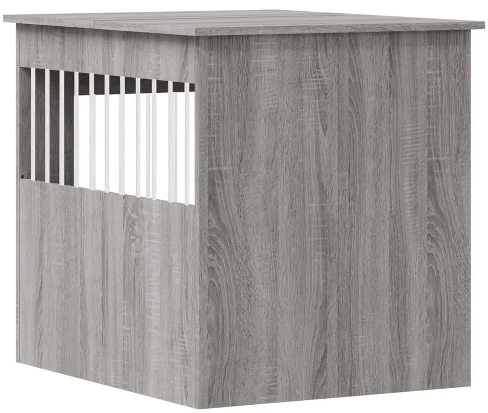 Móvel casota para cão 64,5x80x71 derivados madeira cinza sonoma