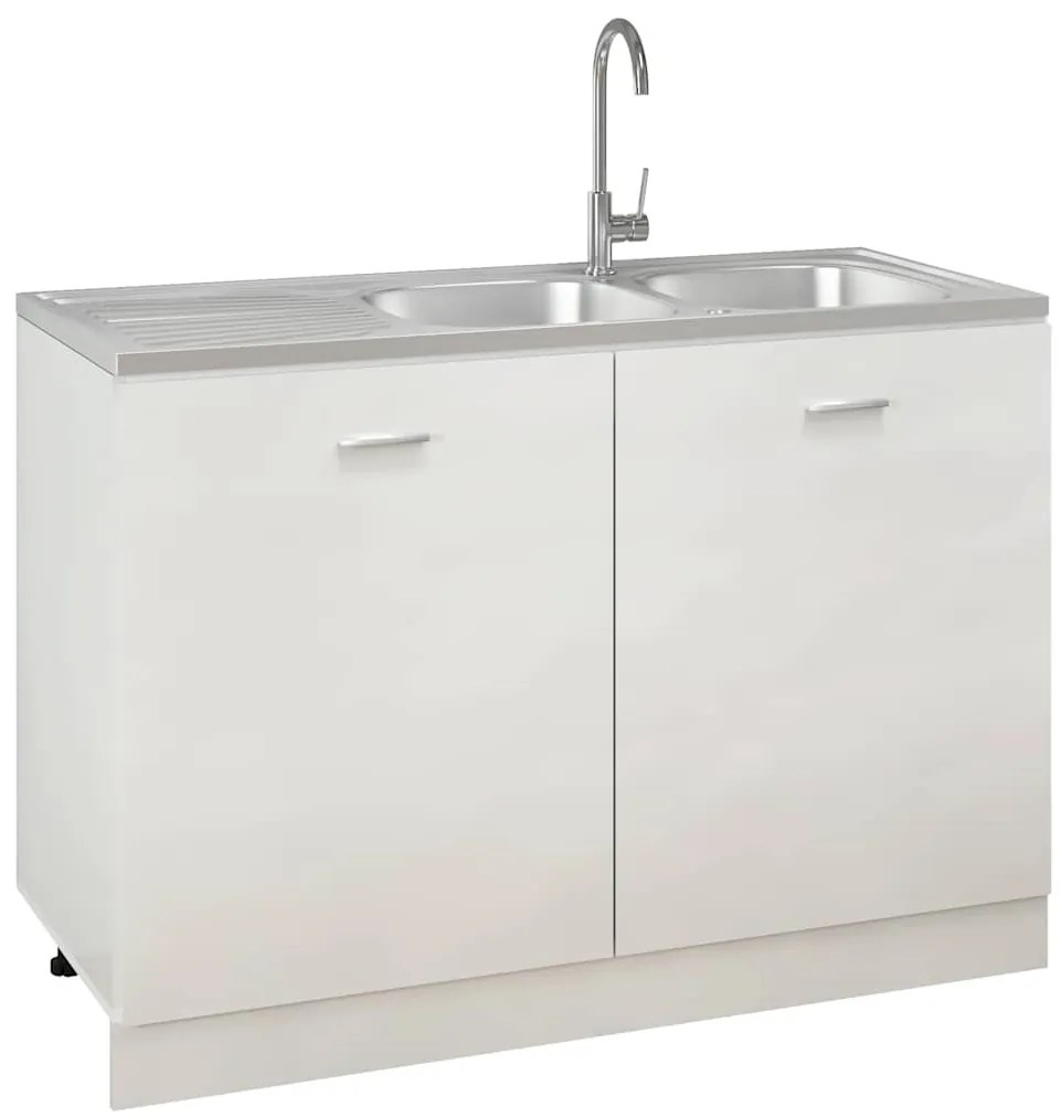 Lava-louça cozinha + cuba dupla aço inox prateado