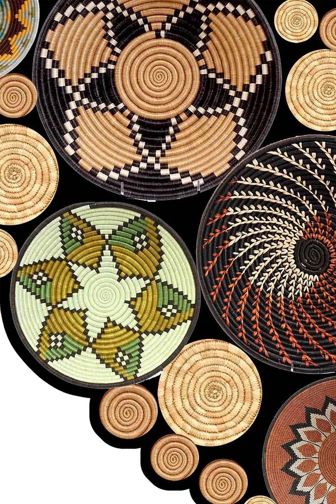 Tapete Redondo – Hmnt971 – Ø80 cm – Multicolor
