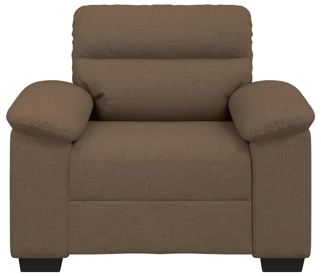 Poltrona 60 cm tecido castanho