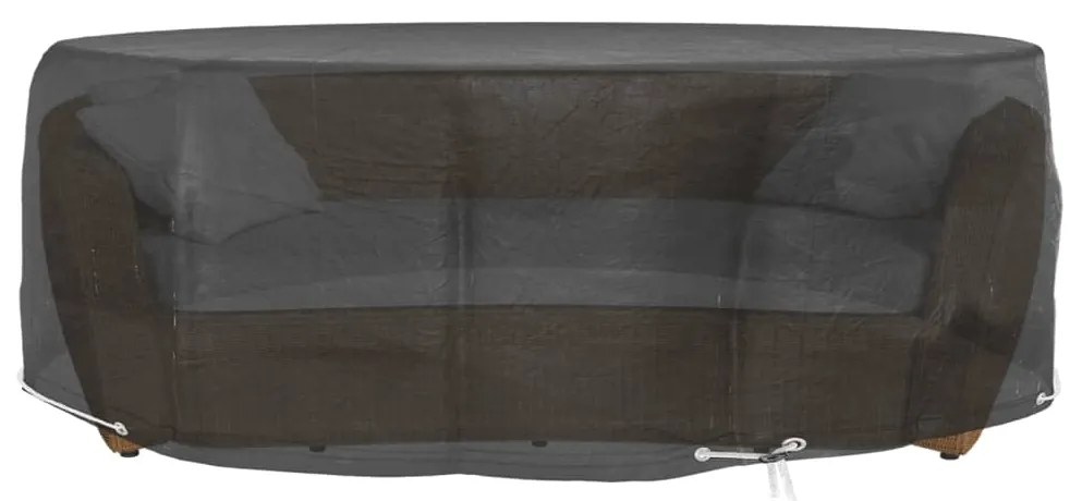 Capa p/ espreguiçadeira ilha 10 ilhós Ø236x67 cm redondo