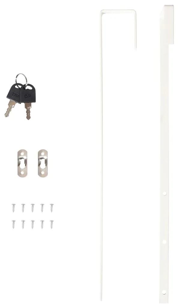 Móvel para joias de parede espelhado com luzes LED branco