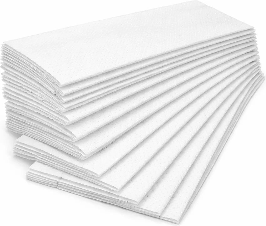 Toalhas de Mãos Zig Zag Recicladas (Caixa 20 Pacotes)