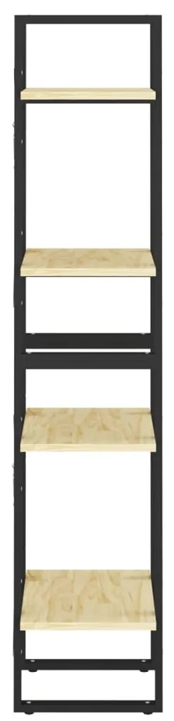 Estante com 4 prateleiras 40x30x140 cm pinho maciço