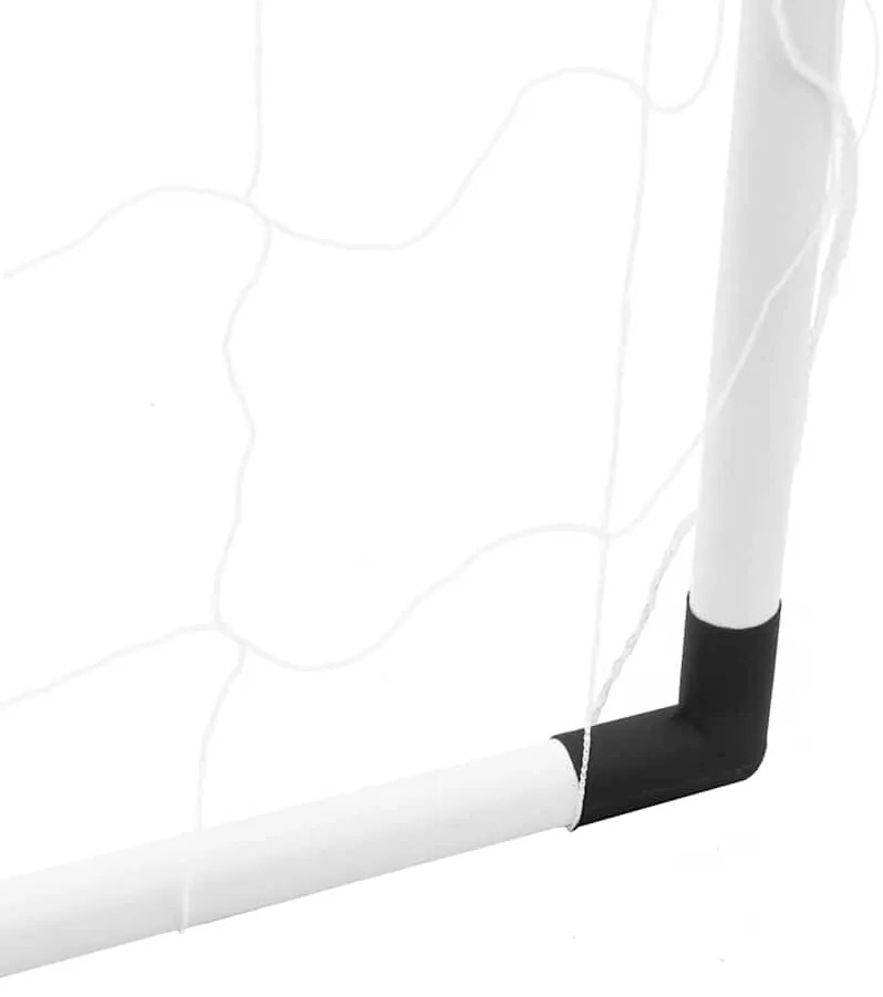 Baliza de futebol infantil com alvos e bola 182x62x118 cm