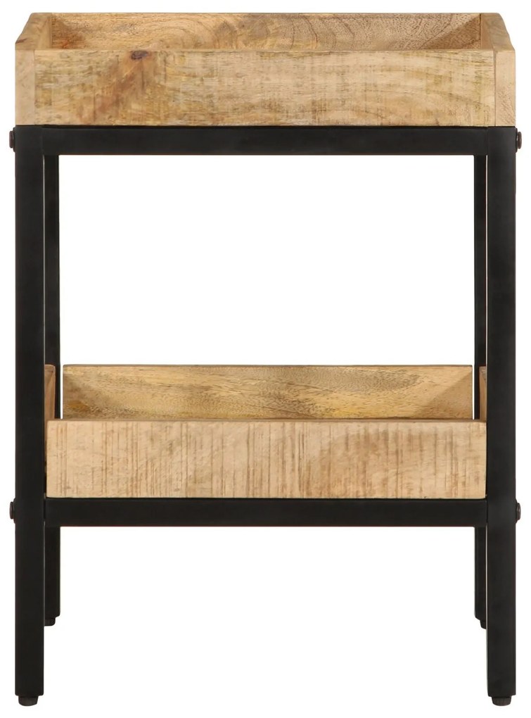 Mesa de Apoio 35x35x45 cm Madeira Sólida de Mangueira
