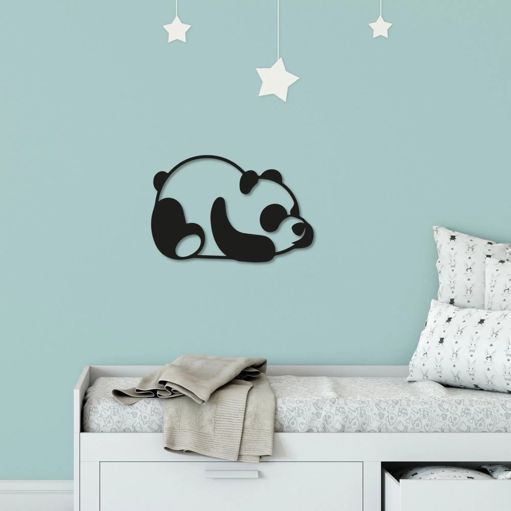 Acessório Decorativo de Parede Metal-235 – Preto – 50 x 35 cm