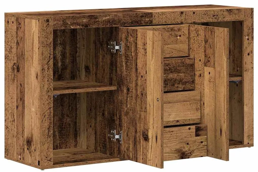 Buffet Madeira antiga Madeira recuperada maciça 120 x 36 x 69 cm