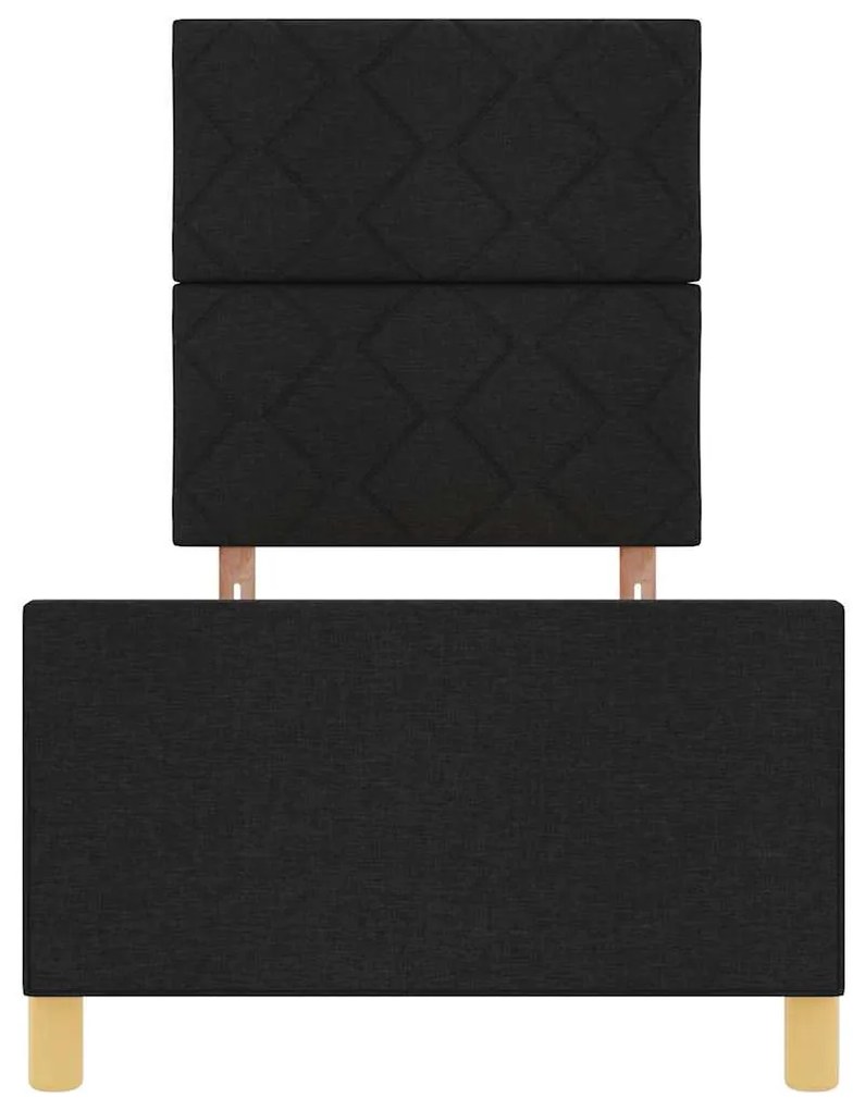 Cama vidaXL Preta 80x200 cm em Tecido