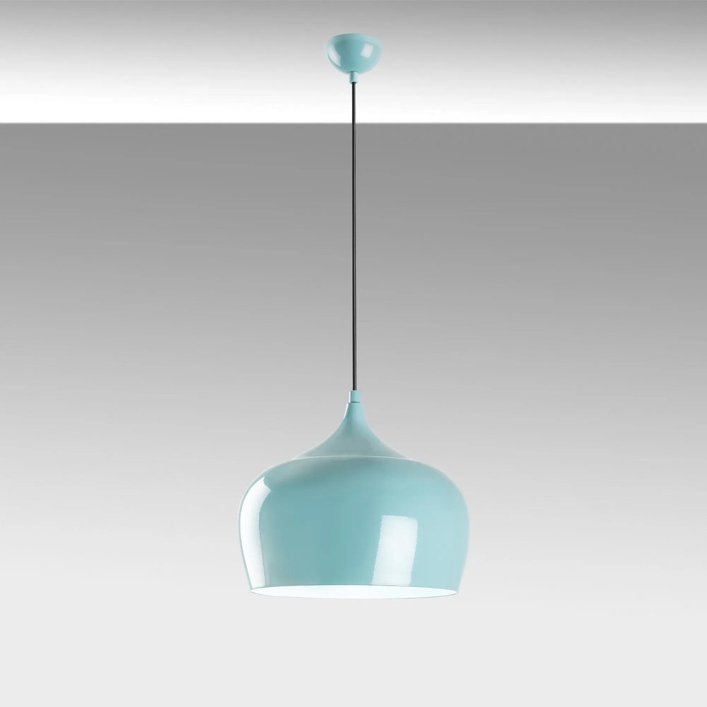 Candeeiro de Teto Patıne – Turquesa – Ø28 h:29 cm