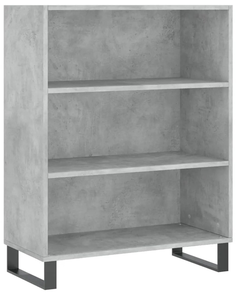 Armário alto 69,5x34x180 cm derivados de madeira cinza cimento