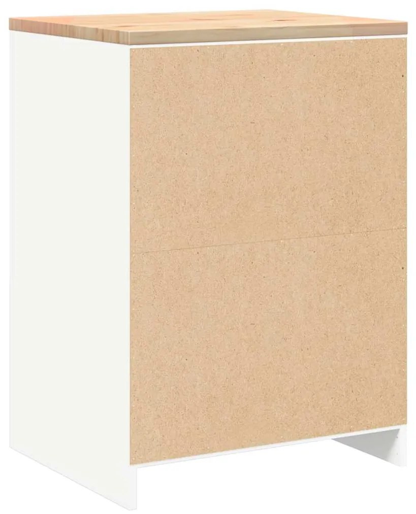 Armário de arrumação de garagem Branco 60x51x85 cm