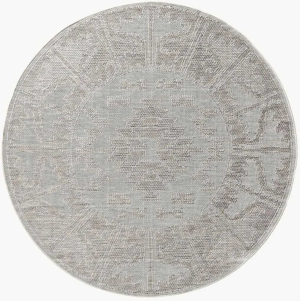 Tapete redondo para interior e exterior Bronco