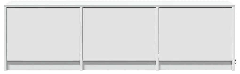 Móvel de TV 140x34x50 cm derivados de madeira branco