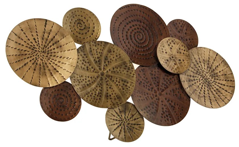 Candeeiro de parede Art Deco dourado antigo 71 cm - Kelly