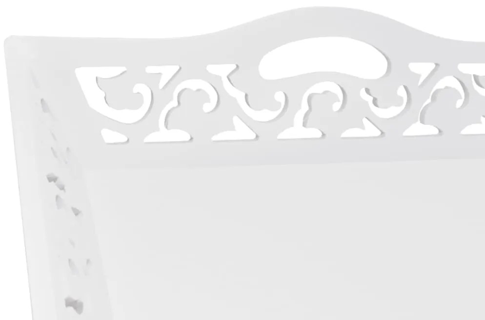 Mesa lateral com tabuleiro branco