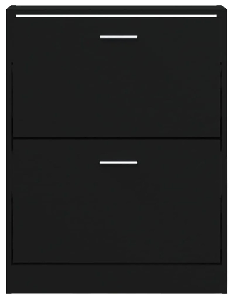 Sapateira 59x17x81 cm derivados de madeira preto