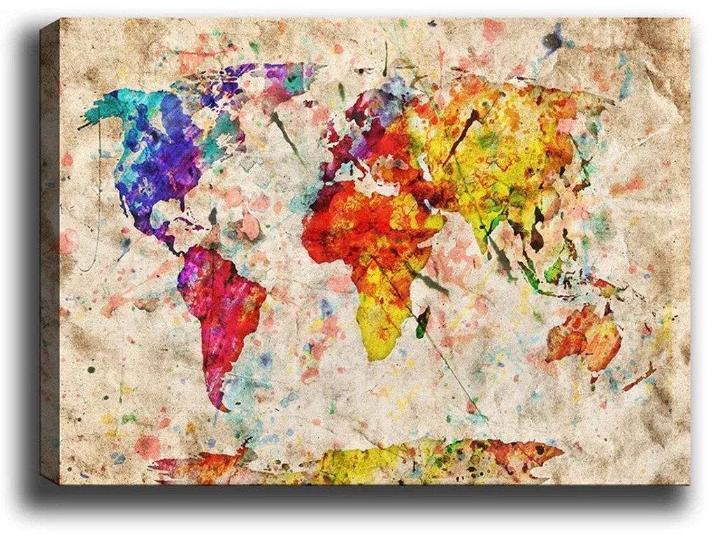 Tela Decorativa Modelo 2510387 – Multicolor – 70 x 100 cm