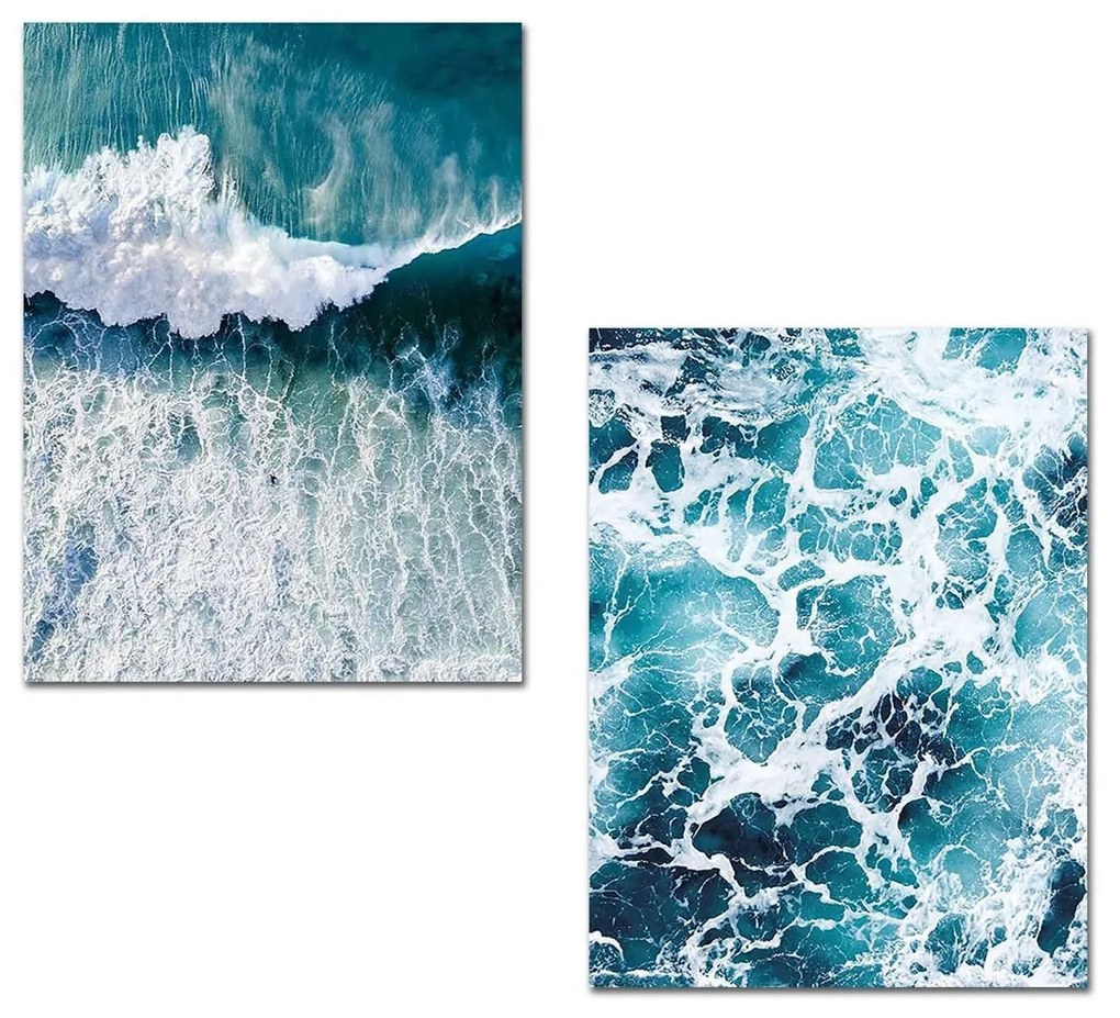 Pintura Decorativa em MDF 2P3040MDFCIZ-004 – Multicolor – 30 x 40 cm (