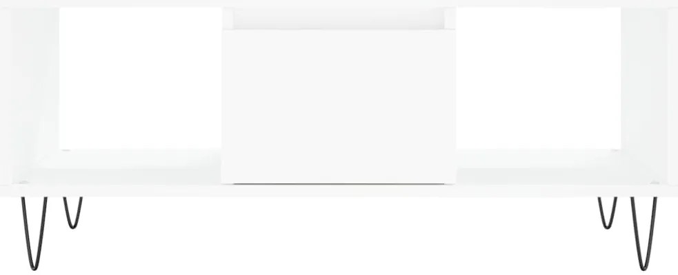 Mesa de centro 90x50x36,5 cm derivados de madeira branco