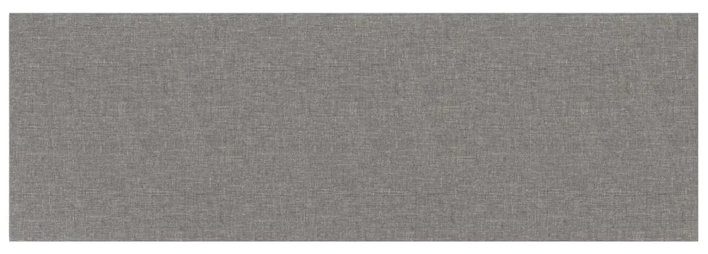 Painel de parede 12 pcs 90x30 cm tecido 3,24 m² cinza-claro