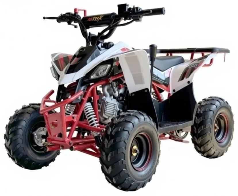 MINI MOTO 4 INFANTIL GASOLINA 125cc 6'' PREDATOR VERMELHA