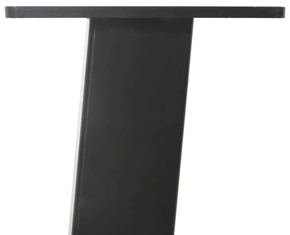 Pés de mesa de console 4 peças antracite 72 cm aço
