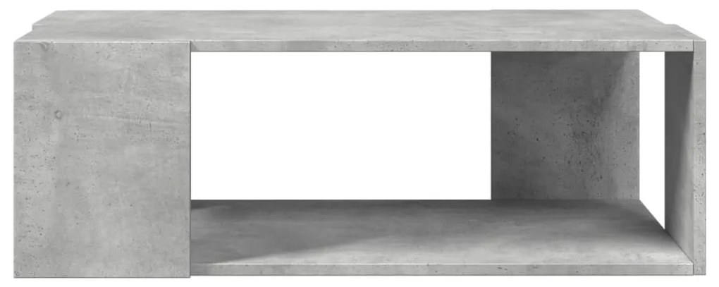 Mesa de centro 89,5x48x30 cm derivados de madeira cinza cimento