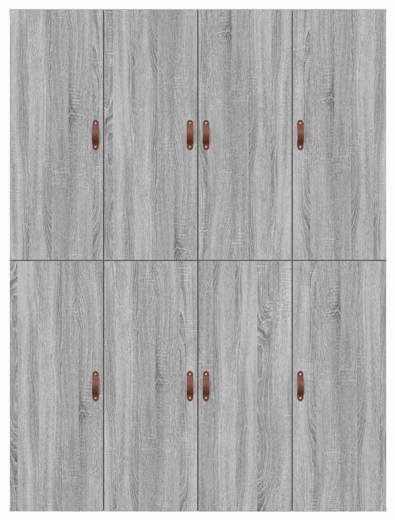 Estrado de cama com arrumação cinza Sonoma 135 x 190 cm