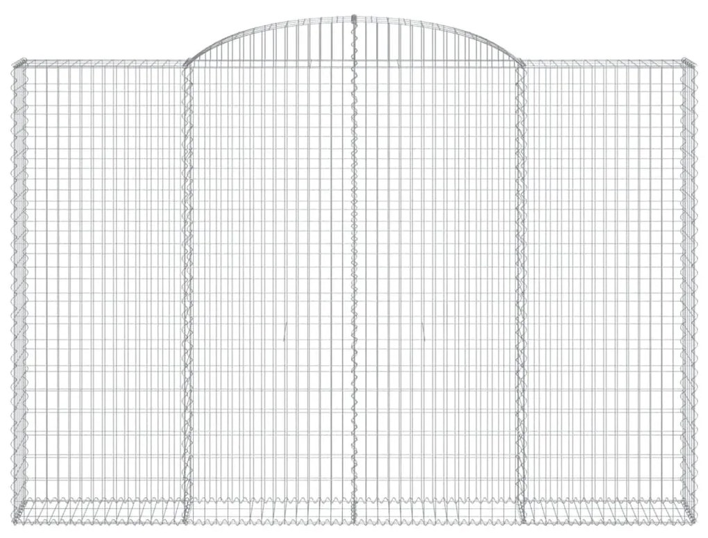 Cestos gabião arqueados 5pcs 300x30x200/220cm ferro galvanizado