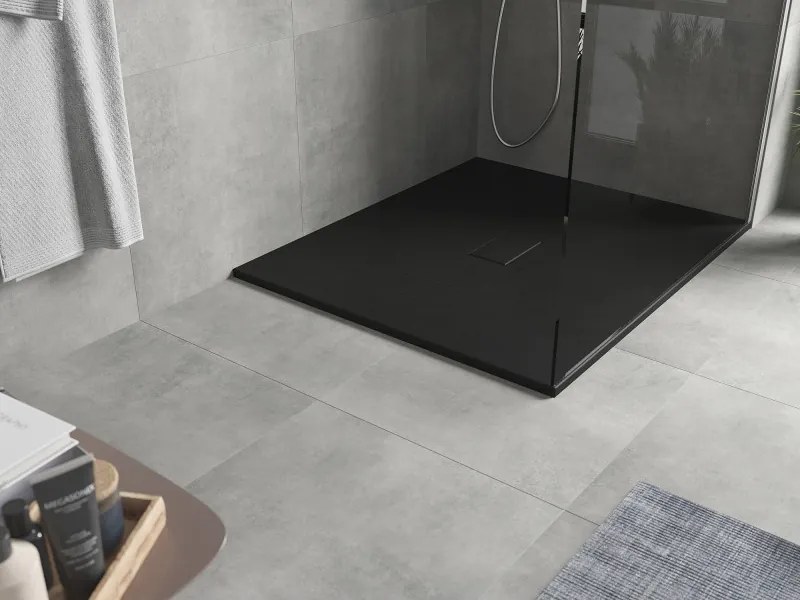 Mexen Hugo base de duche retangular SMC 110 x 100 cm, preta - 42701011