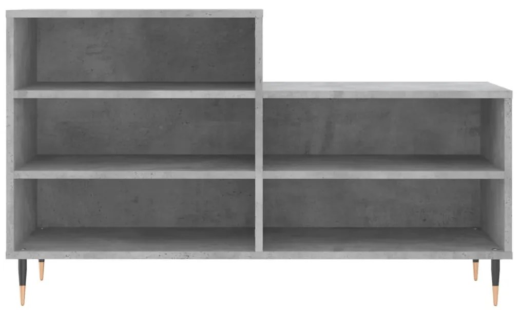 Sapateira 102x36x60 cm derivados de madeira cinzento cimento