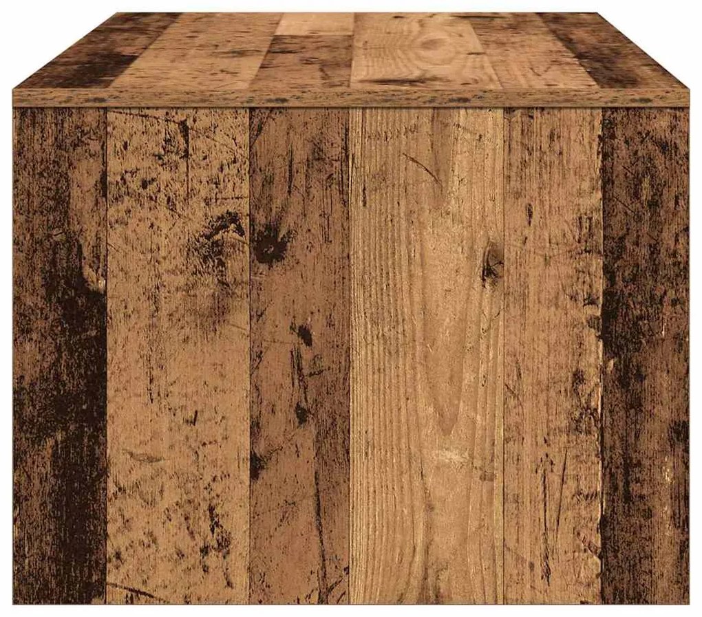 Mesa de Centro em Madeira Velha 102x55x43,5 cm em Madeira Engenharia
