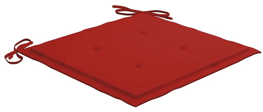Cadeiras de jantar p/ jardim 8 pcs c/ almofadões acácia maciça