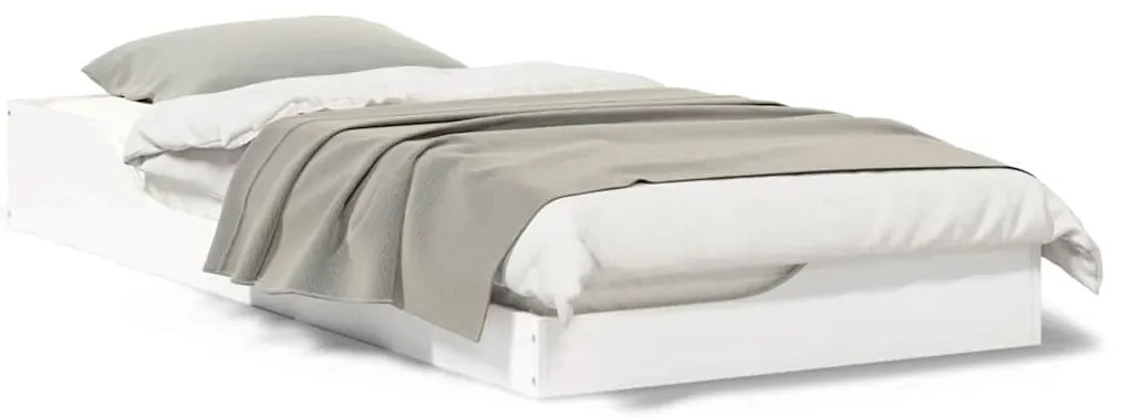 Estrutura de cama de chão Branco 100 x 200 cm