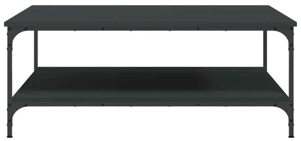 Mesa de centro 100x100x40 cm derivados de madeira preto