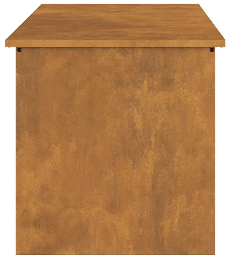 Caixa de Armazenamento Externa Castanho 100 x 50.5 x 50 cm