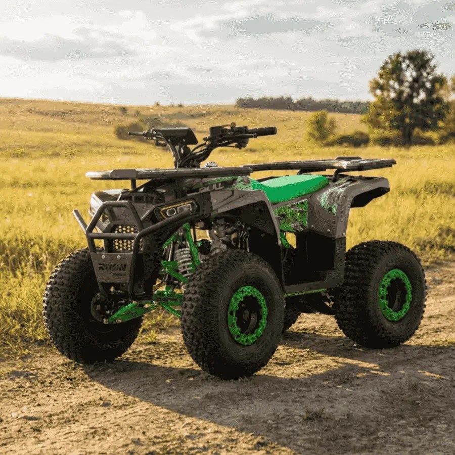 MOTO 4 Gasolina Crianças Apartir 10 anos 125CC Roan Bull Automático R8 Verde