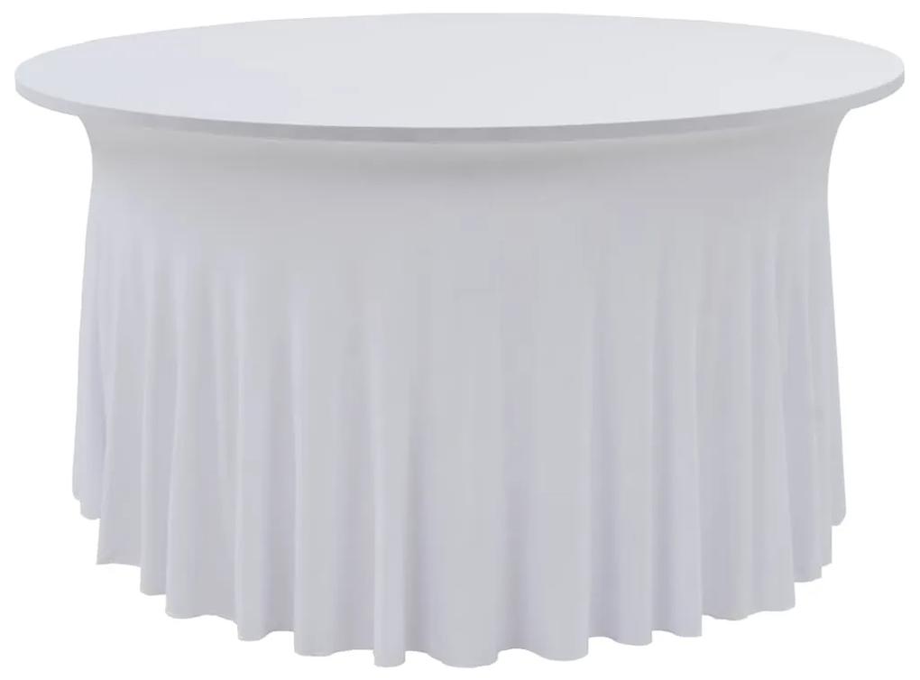 Capa extensível para mesa c/ camilha 2 pcs 150x74 cm branco