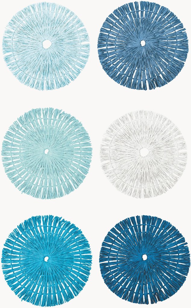Individuais de mesa artesanais Tovaglietta, conjunto de 6