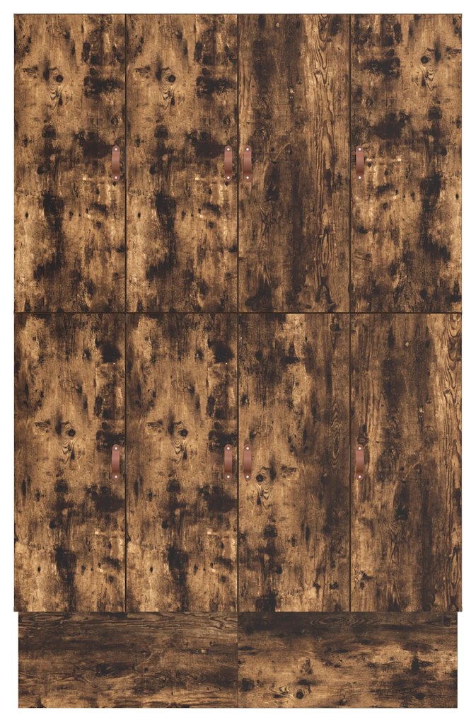 Estrado de Cama com Arrumação em Carvalho Fumado 135x190 cm
