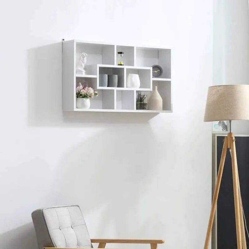 Estante Simple com 8 Prateleiras - Design Moderno