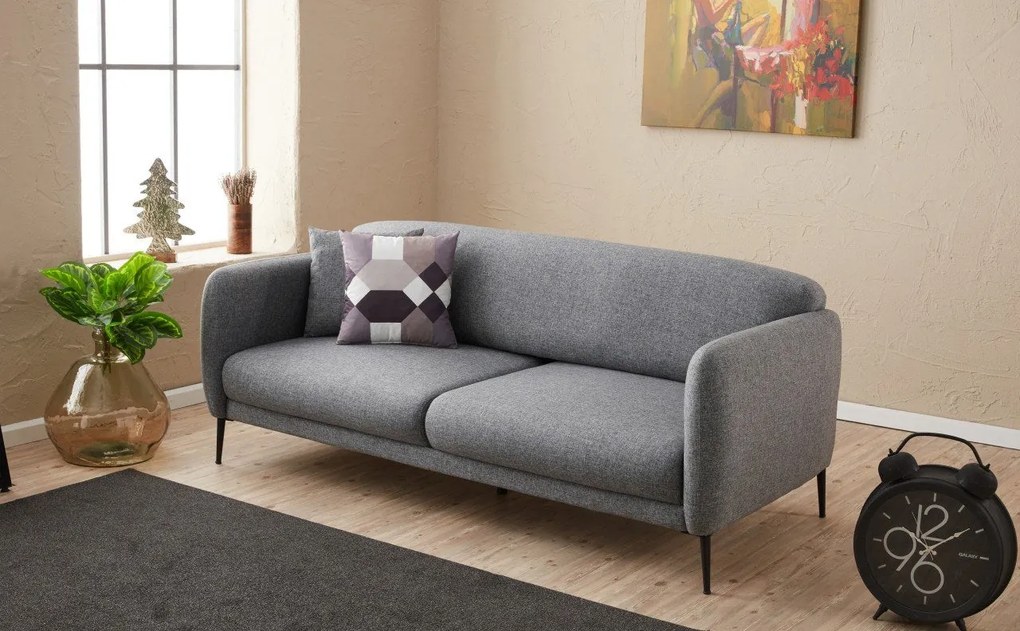 Sofá-cama de 3 Lugares Venus – Cinzento – 210 x 80 x 95 cm