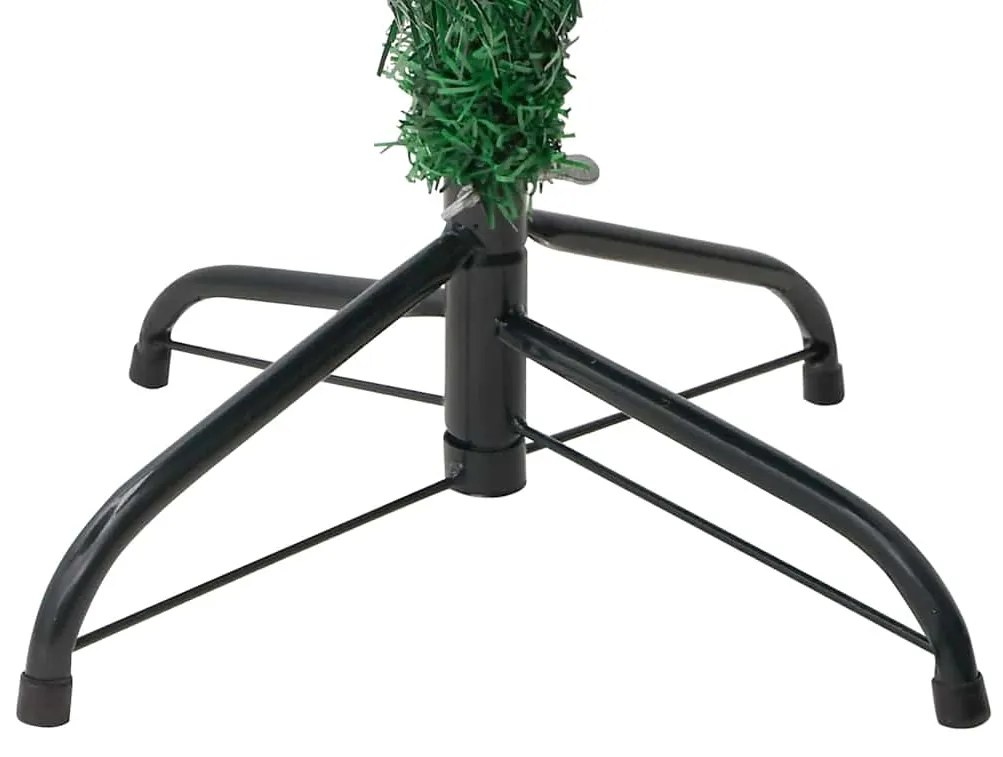 Cato de Natal com suporte e LEDs PVC 180 cm verde