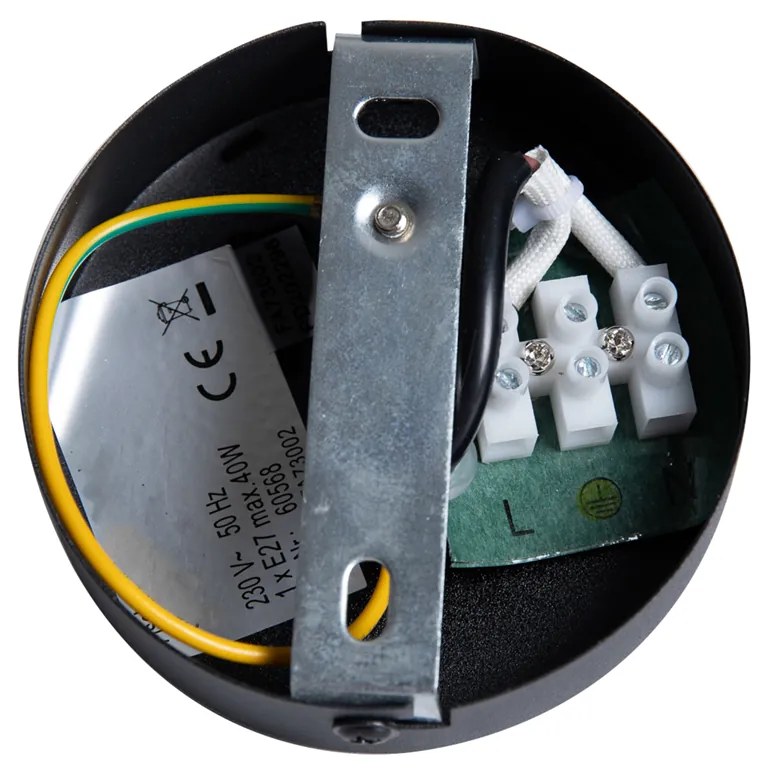 Candeeiro de suspensão moderno preto 38 cm - Sphaera Moderno